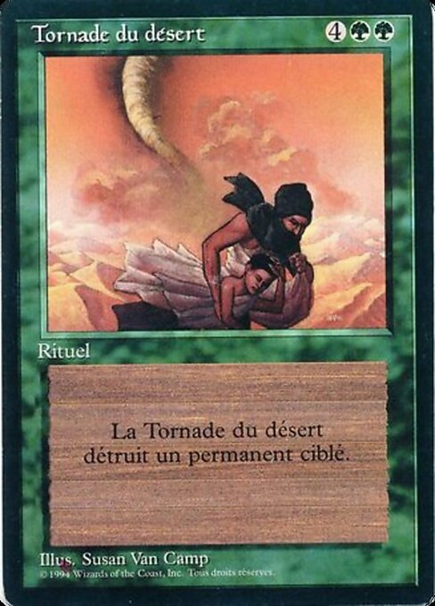 Desert Twister - Foreign Black Border Uncommon Card