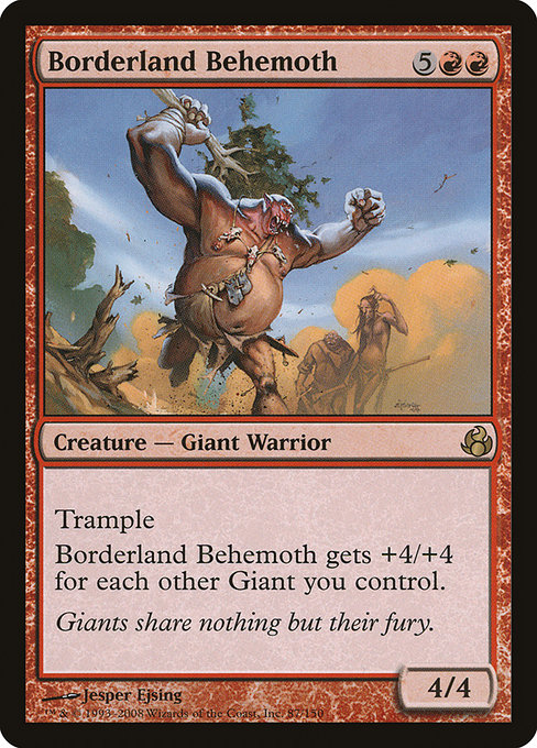 Borderland Behemoth - Morningtide Rare Card