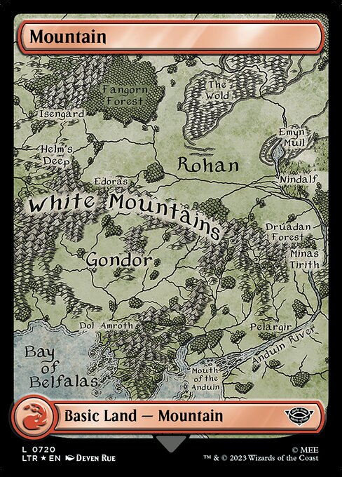Mountain - The Lord of the Rings: Tales of Middle-earth Common Card