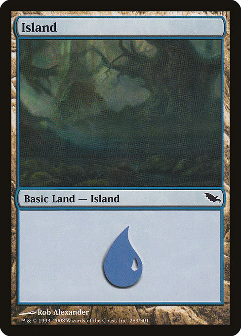 Island - Shadowmoor Common Card