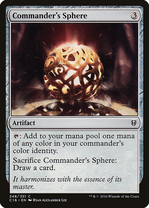 Commander's Sphere - Commander 2016 Common Card