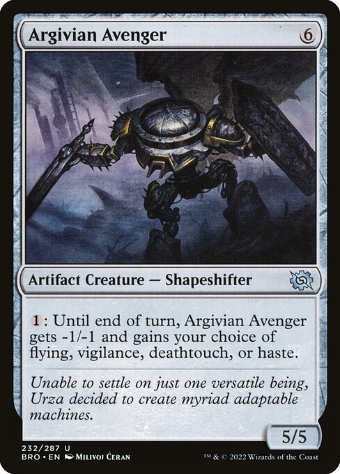 Argivian Avenger - The Brothers' War Uncommon Card