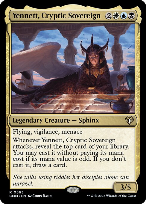 Yennett, Cryptic Sovereign - Commander Masters Rare Card