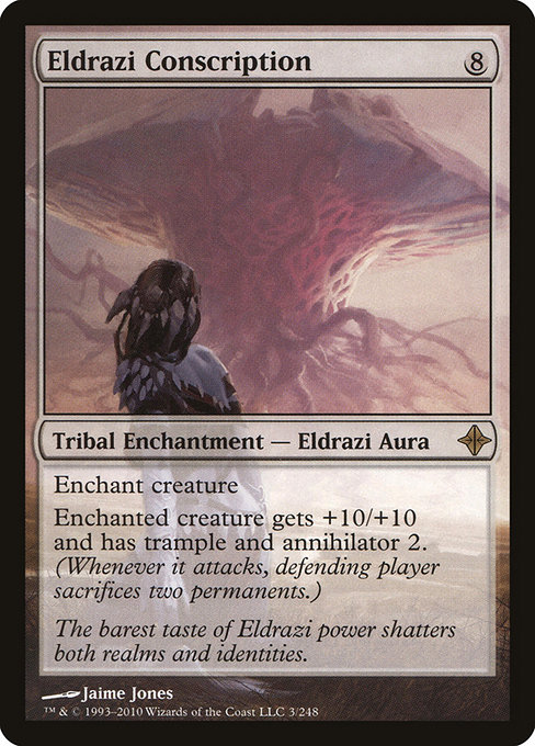 Eldrazi Conscription - Rise of the Eldrazi Rare Card