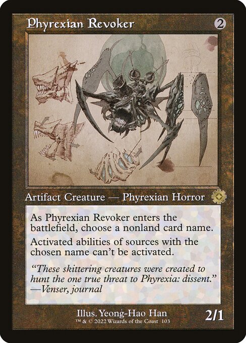 Phyrexian Revoker - The Brothers' War Retro Artifacts Rare Card
