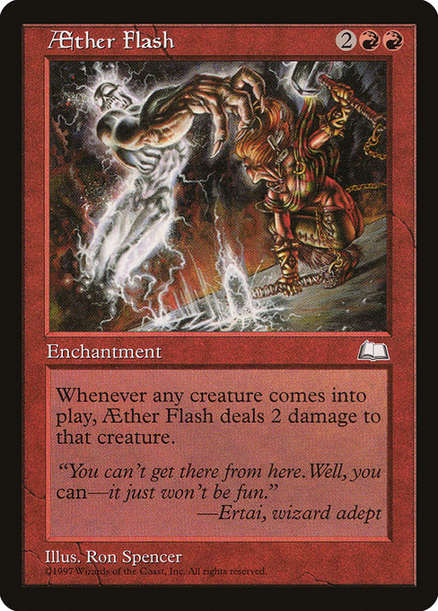 Aether Flash - Weatherlight Uncommon Card