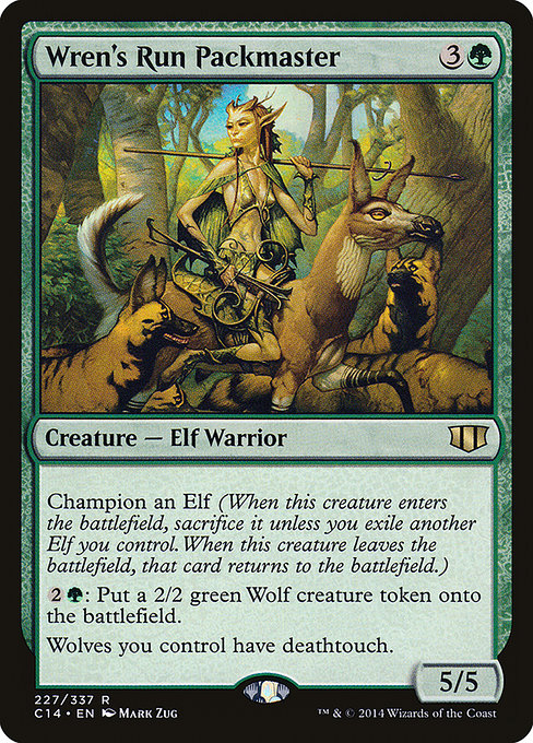 Wren's Run Packmaster - Commander 2014 Rare Card