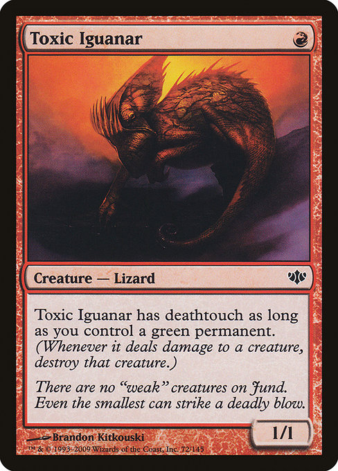Toxic Iguanar - Conflux Common Card