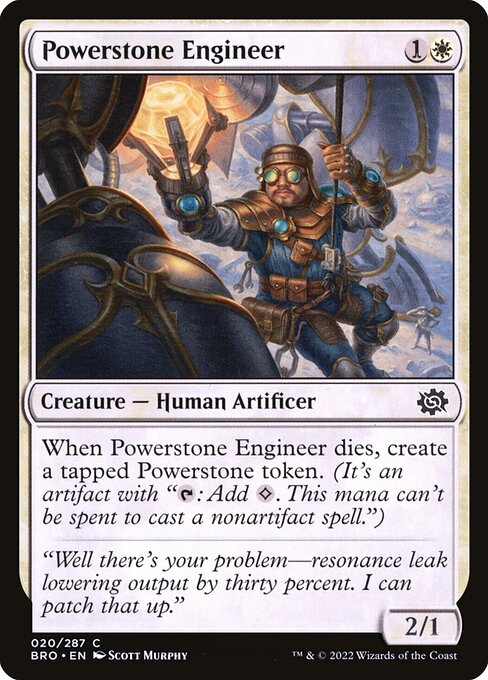Powerstone Engineer - The Brothers' War Common Card