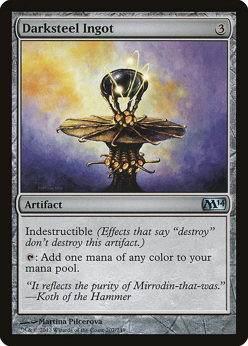 Darksteel Ingot - Magic 2014 Uncommon Card