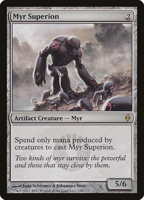 Myr Superion - New Phyrexia Rare Card