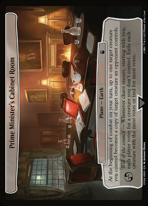 Prime Minister's Cabinet Room - Doctor Who Common Card