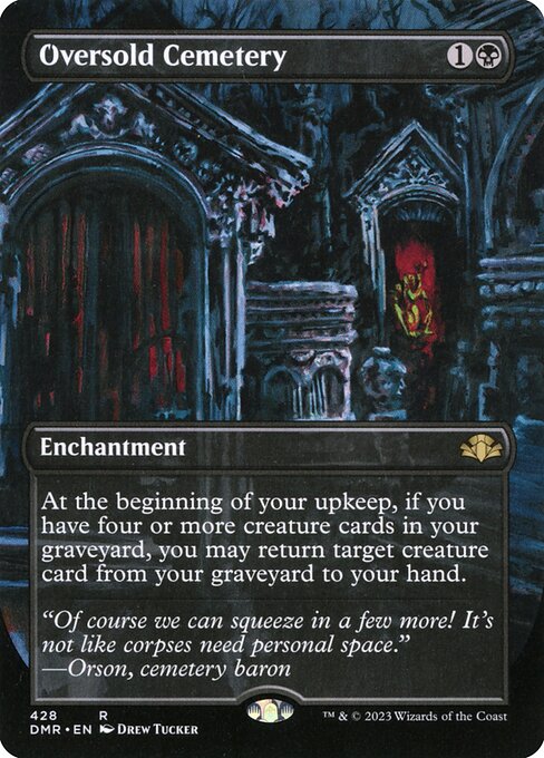 Oversold Cemetery - Dominaria Remastered Rare Card
