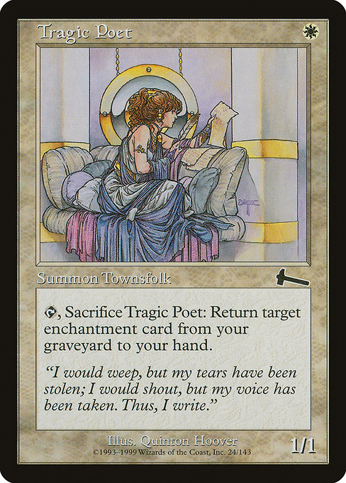 Tragic Poet - Urza's Legacy Common Card