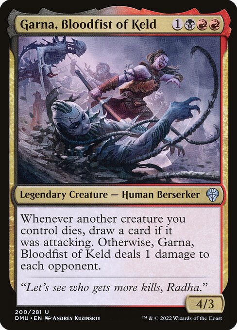 Garna, Bloodfist of Keld - Dominaria United Uncommon Card