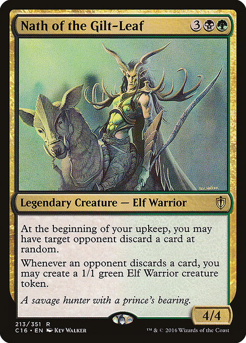 Nath of the Gilt-Leaf - Commander 2016 Rare Card