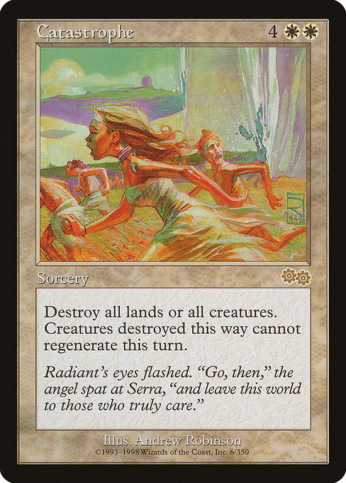 Catastrophe - Urza's Saga Rare Card