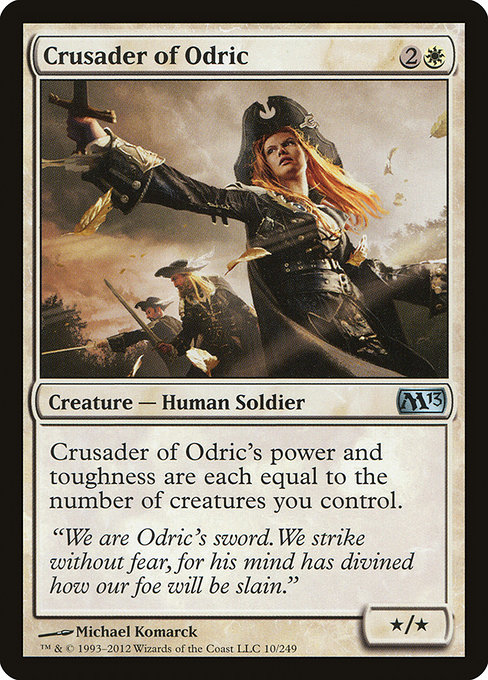 Crusader of Odric - Magic 2013 Uncommon Card
