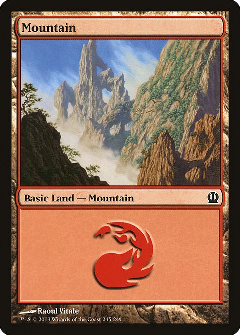 Mountain - Theros Common Card