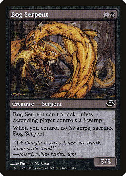 Bog Serpent - Planar Chaos Common Card