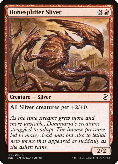 Bonesplitter Sliver - Time Spiral Remastered Common Card