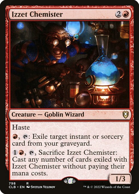Izzet Chemister - Commander Legends: Battle for Baldur's Gate Rare Card