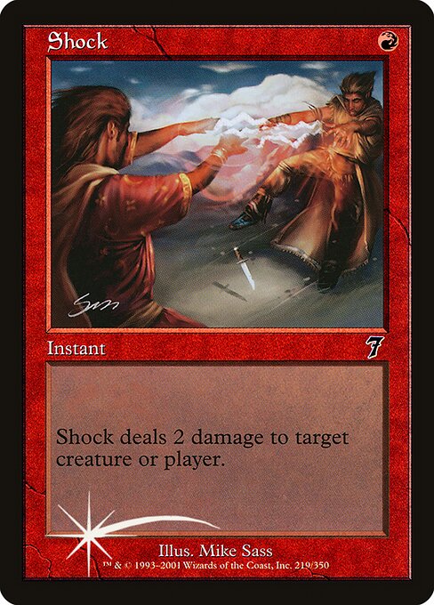 Shock - Seventh Edition Common Card