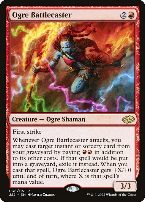 Ogre Battlecaster - Jumpstart 2022 Rare Card