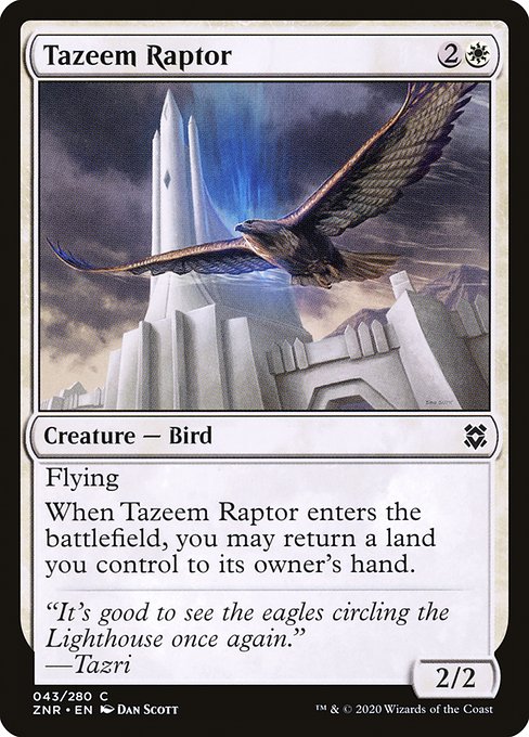 Tazeem Raptor - Zendikar Rising Common Card