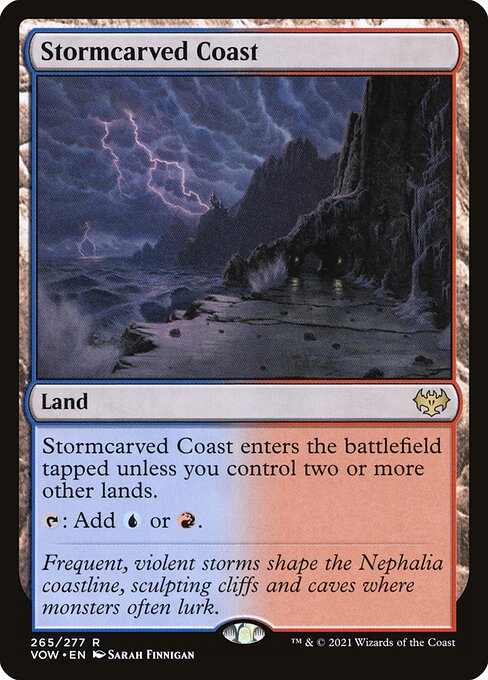 Stormcarved Coast - Innistrad: Crimson Vow Rare Card