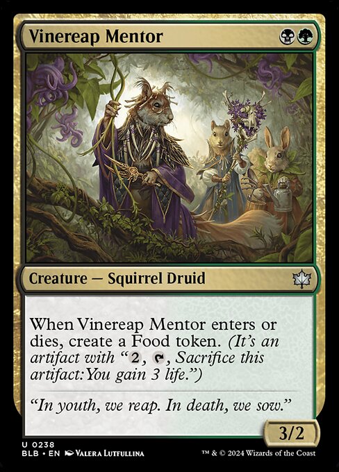 Vinereap Mentor - Bloomburrow Uncommon Card