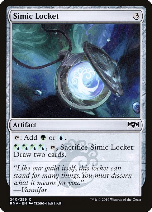 Simic Locket - Ravnica Allegiance Common Card