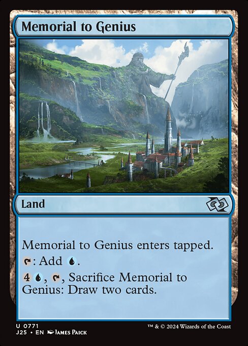 Memorial to Genius - Foundations Jumpstart Uncommon Card