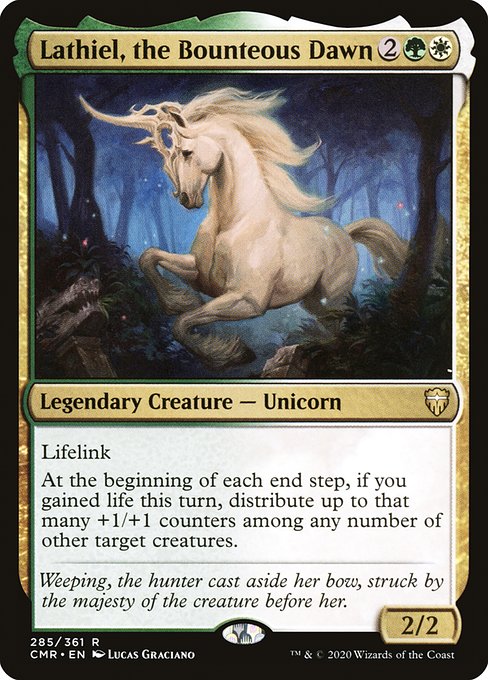 Lathiel, the Bounteous Dawn - Commander Legends Rare Card