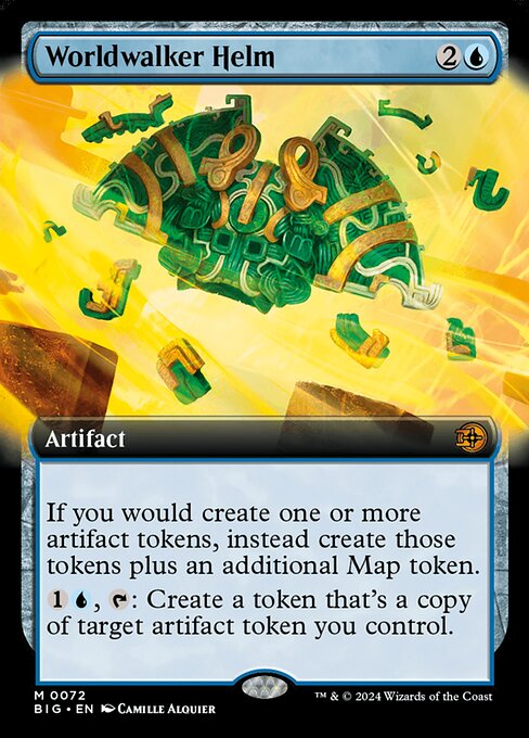 Worldwalker Helm - The Big Score Mythic Card