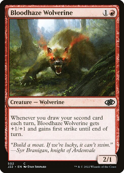 Bloodhaze Wolverine - Jumpstart 2022 Common Card