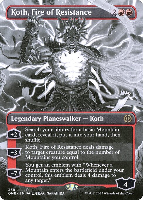Koth, Fire of Resistance - Phyrexia: All Will Be One Rare Card