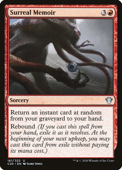 Surreal Memoir - Commander 2020 Uncommon Card