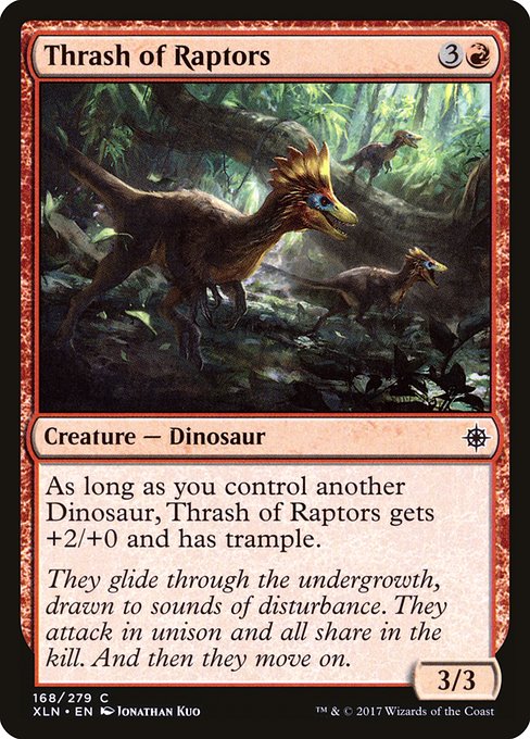 Thrash of Raptors - Ixalan Common Card