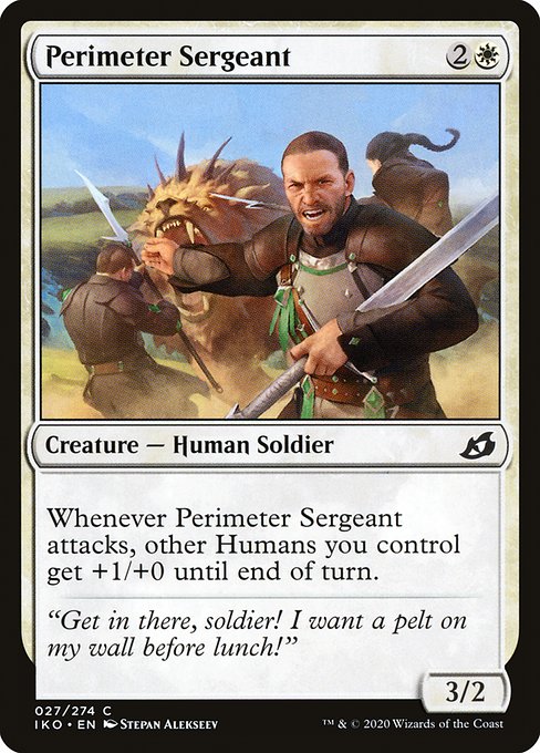 Perimeter Sergeant - Ikoria: Lair of Behemoths Common Card