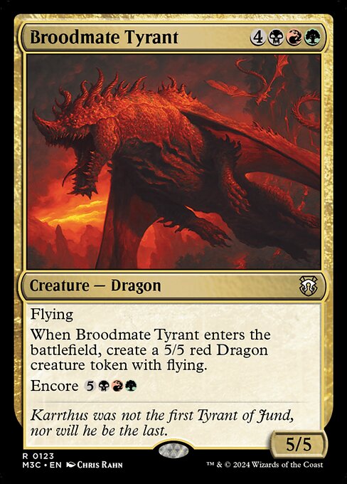 Broodmate Tyrant - Modern Horizons 3 Commander Rare Card