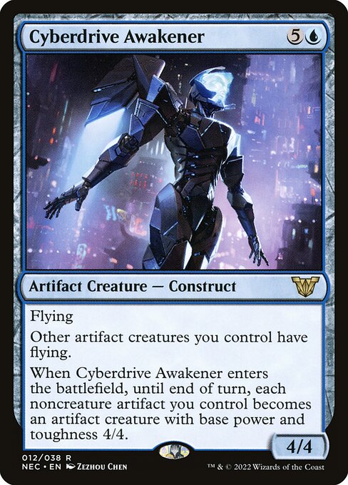 Cyberdrive Awakener - Neon Dynasty Commander Rare Card