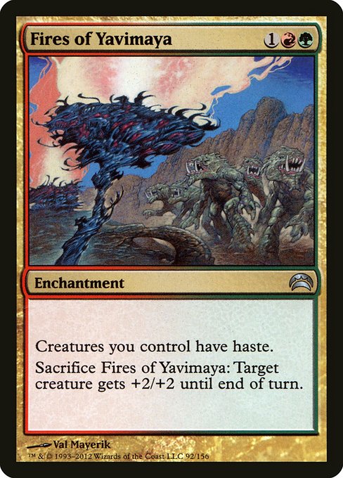 Fires of Yavimaya - Planechase 2012 Uncommon Card