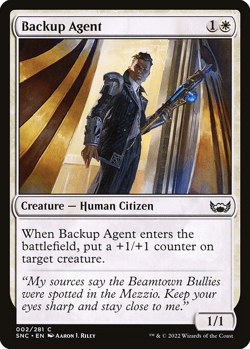 Backup Agent - Streets of New Capenna Common Card