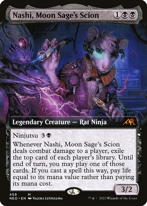 Nashi, Moon Sage's Scion - Kamigawa: Neon Dynasty Mythic Card