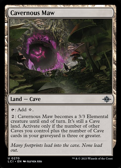 Cavernous Maw - The Lost Caverns of Ixalan Uncommon Card