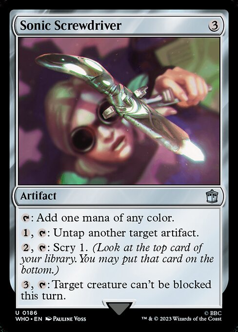 Sonic Screwdriver - Doctor Who Uncommon Card
