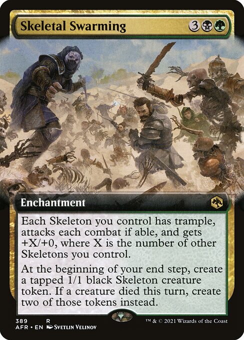 Skeletal Swarming - Adventures in the Forgotten Realms Rare Card