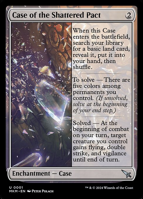 Case of the Shattered Pact - Murders at Karlov Manor Uncommon Card