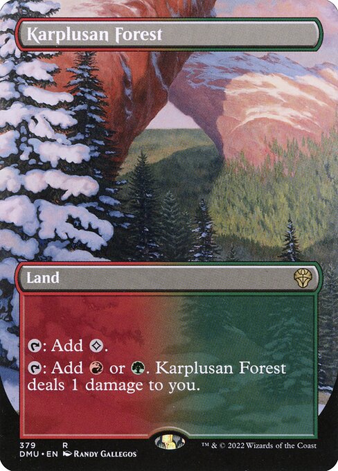 Karplusan Forest - Dominaria United Rare Card